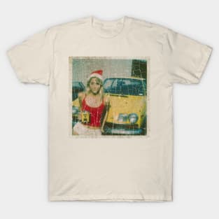 Retro car with Lady's hat T-Shirt